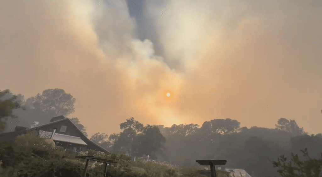 Point Fire Erupts Near Healdsburg—900 Acres Burned, Evacuation Orders ...